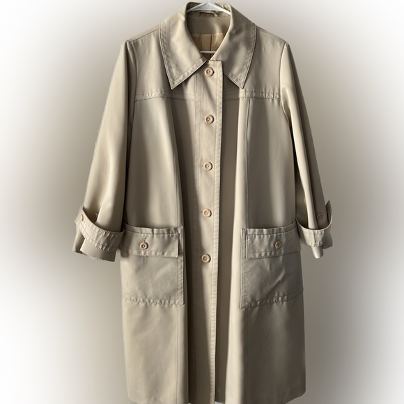 Vintage Forecaster Women's Trench Coat Size XL/ 16-18 - Picture 1 of 14